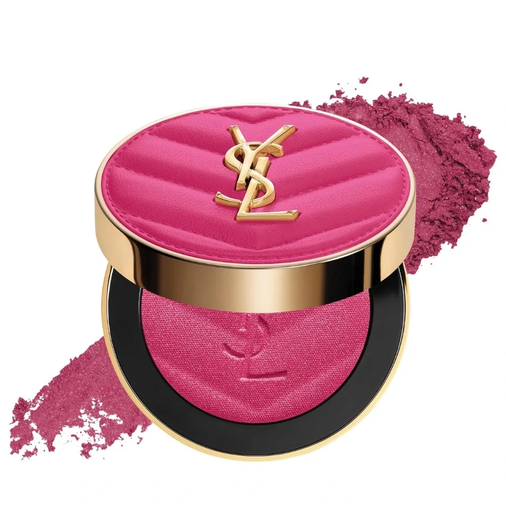 YSL Make Me Blush Powder Blush in Fuchsia Fizz 66 Full Size NIB